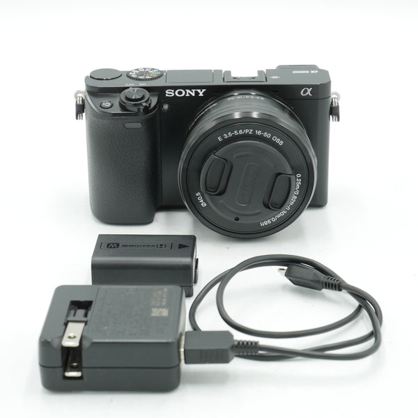 Sony A6000 w/16-50mm f/3.5-5.6 lens *USED*