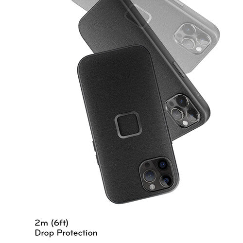Peak Design Everyday Fabric Case for iPhone 15 Pro (Charcoal)