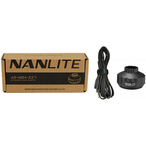 Nanlite E27 Magnetic Mount with Power Cable for PavoBulb 10C