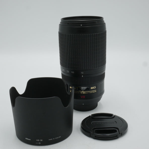 Nikon Nikkor 70-300mm f/4.5-5.6G ED Lens *USED*