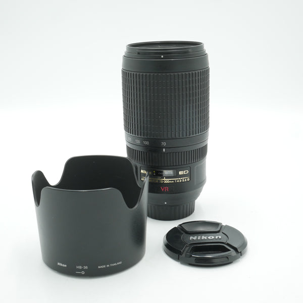 Nikon AF-S VR NIKKOR 70-300mm f/4.5-5.6G IF-ED Lens *USED*