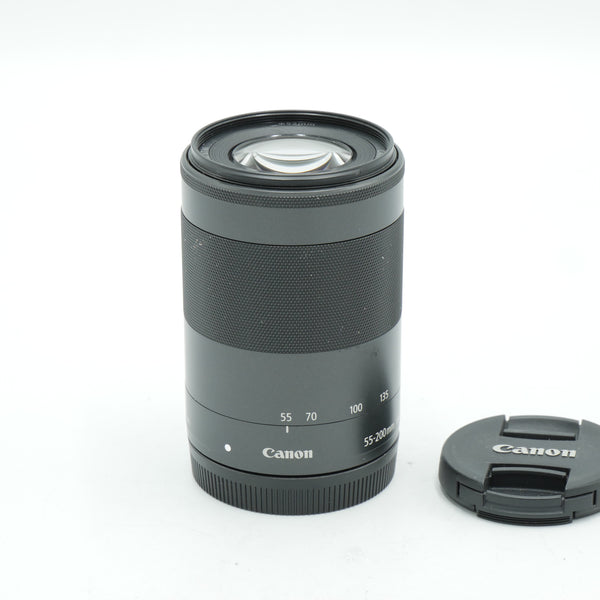 Canon EF-M 55-200mm f/4.5-6.3 IS STM Lens (Black) *USED*