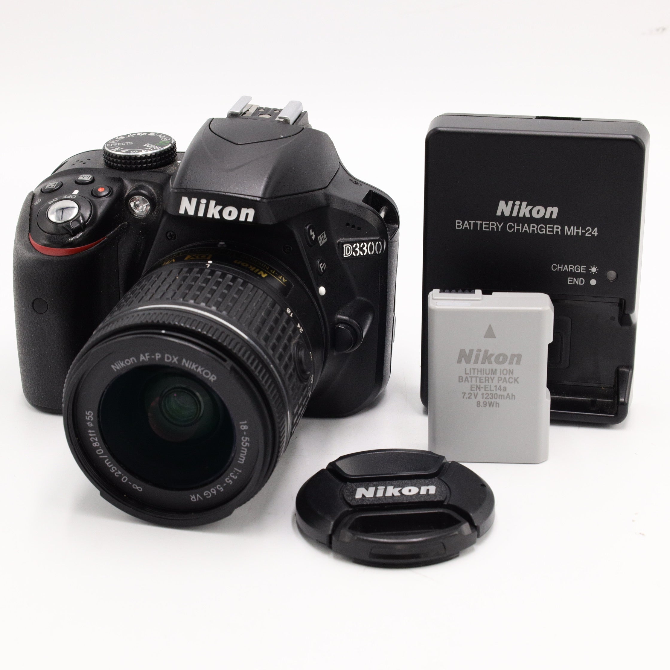 Nikon D3300 with 18-55MM AF-P DX VR Lens *USED*