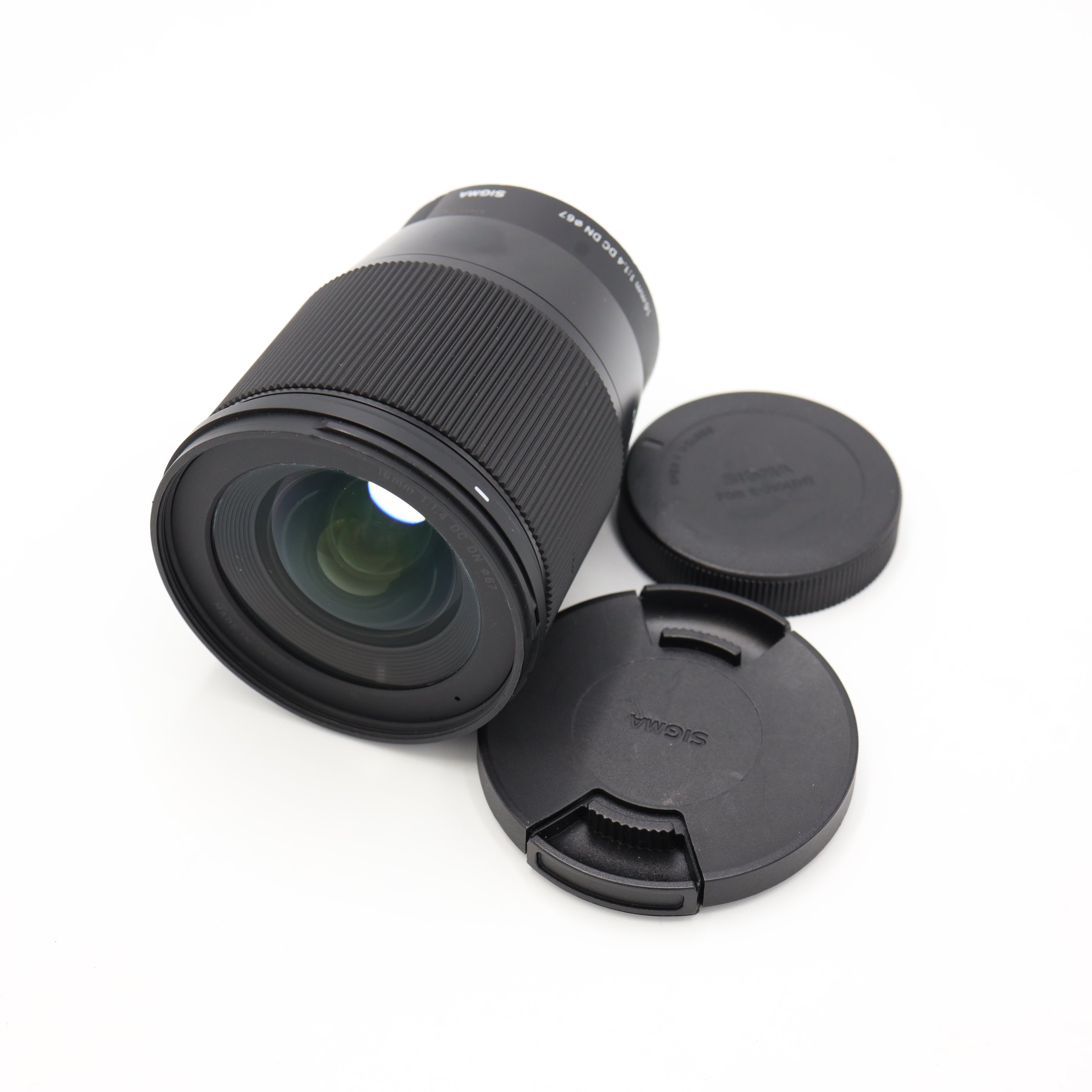 【中古】SIGMA 16F1.4 DC DN/SE E-mount Sigma 16mm F1.4 DC DN Lens, Sony E Mount, Wide-Angle, f/1.4