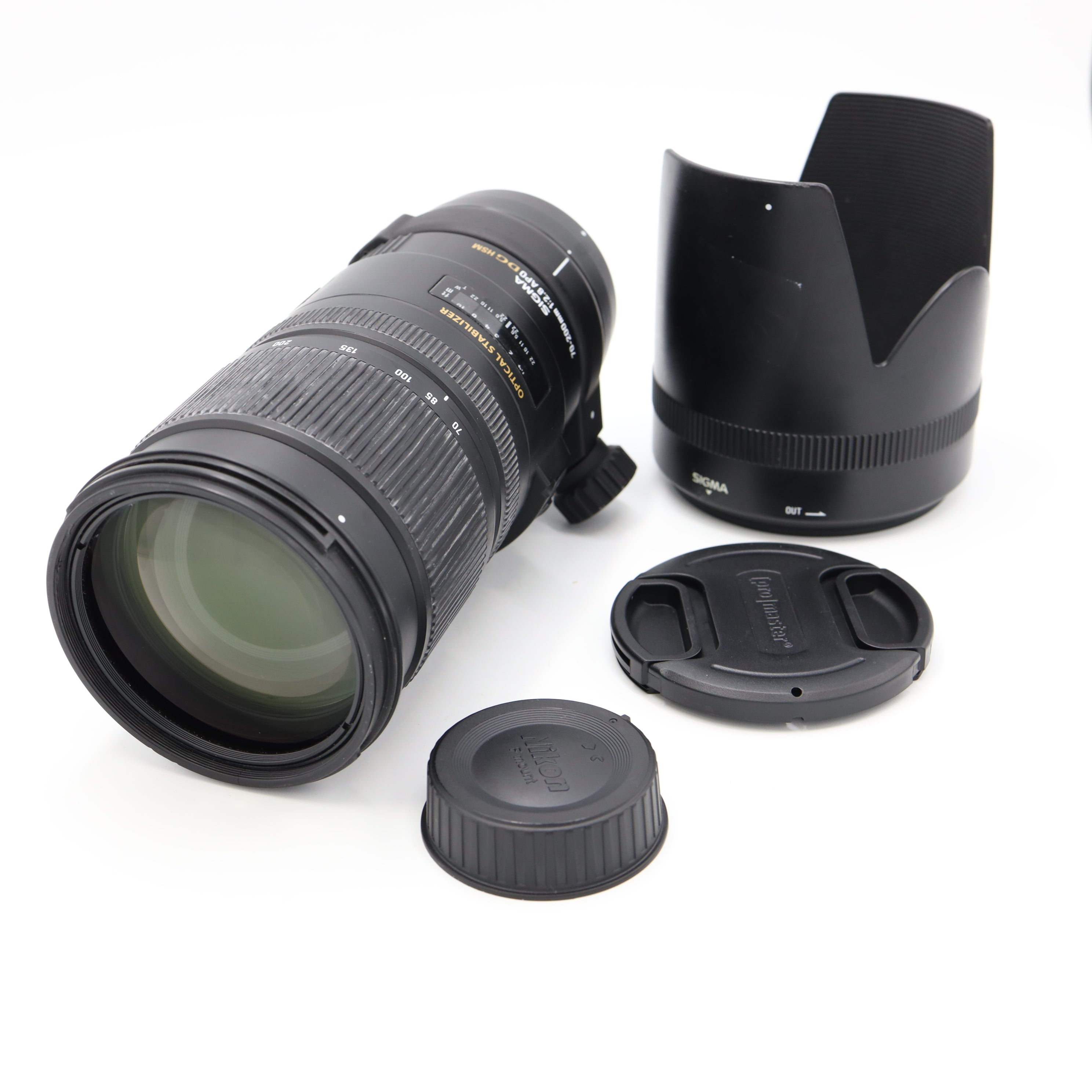 SIGMA EX 70-200mm F2.8 APO（Nikon) Sigma 70-200mm F/2.8 APO DG EX HSM OS Autofocus Lens For Nikon *USED*