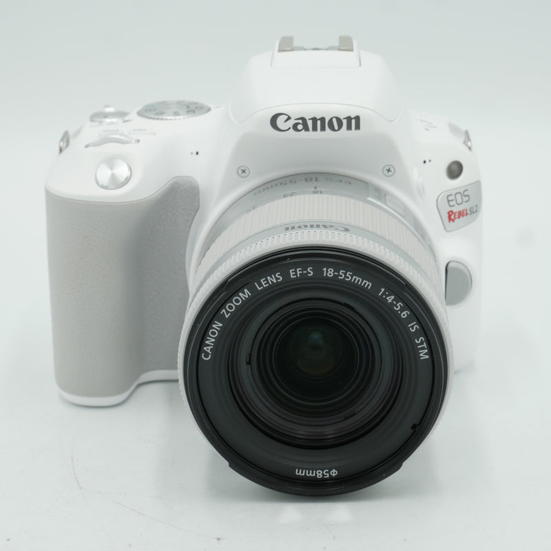Canon EOS Rebel SL2 DSLR Camera with 18-55mm Lens (White) *USED*