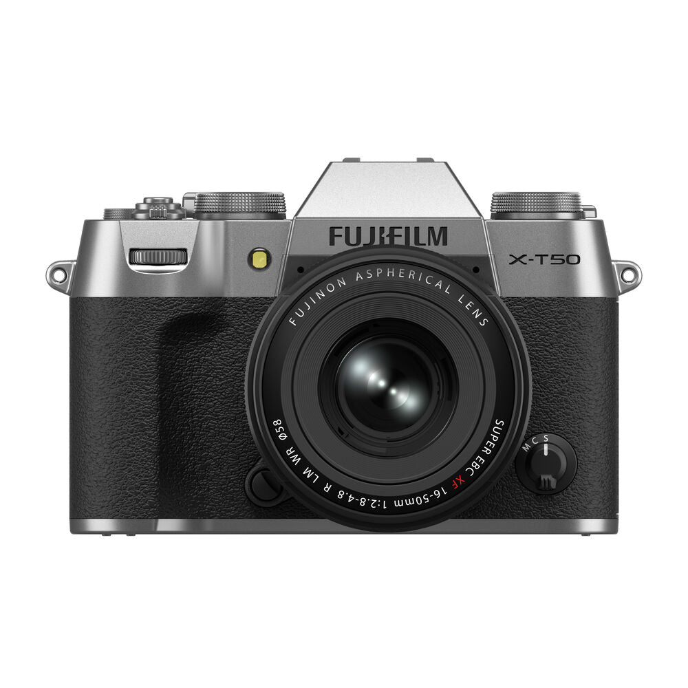 FUJIFILM X-T50 Mirrorless Camera with XF 16-50mm f/2.8-4.8 Lens (Silve