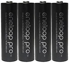 Panasonic (Sanyo) Eneloop XX Pro AA 2550mAH Rechargeable Batteries - 4 Pack