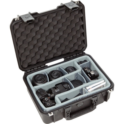 SKB iSeries 1510-6 Case with Think Tank Photo Dividers & Lid Foam - Black