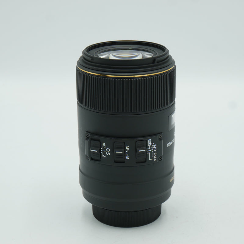 Sigma 105mm f/2.8 EX DG OS HSM Macro Lens for Nikon F *USED*