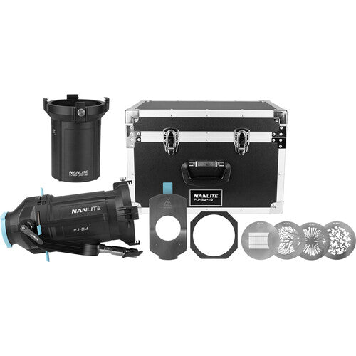 Nanlite Projection Attachment with 19 & 36° Lens Kit for Bowens Mount