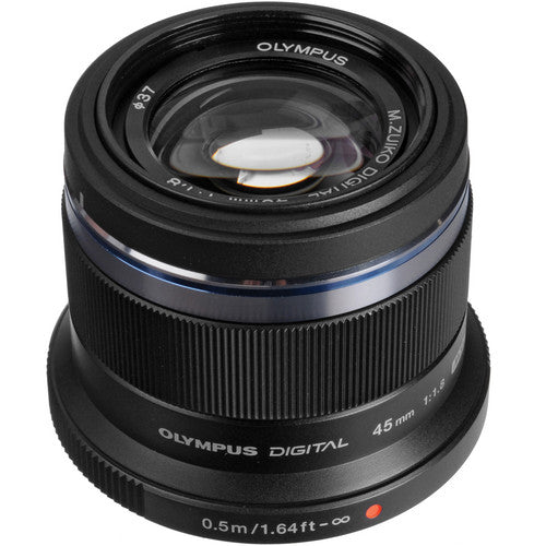 Olympus M.Zuiko 45mm f/1.8 Lens - Black