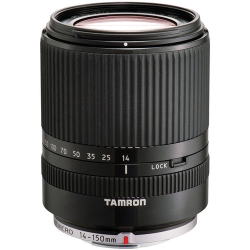 Tamron 14-150mm f/3.5-5.8 Di-III Lens w- hood BLACK for Micro Four Thirds