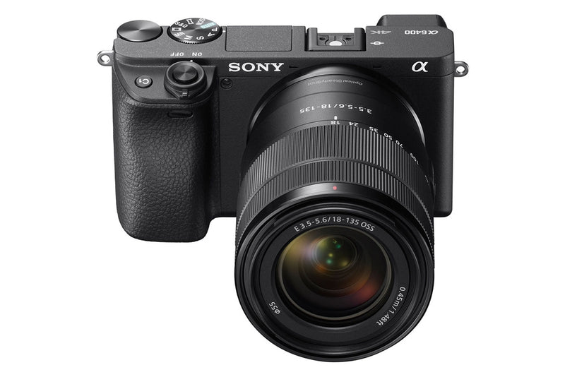 Sony a6400 Mirrorless APS-C Interchangeable-Lens Camera with 18-135mm lens