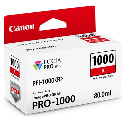 Buy Canon PFI-1000 R LUCIA PRO Red Ink Tank (80ml)