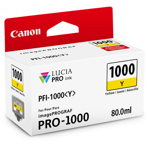 Buy Canon PFI-1000 Y LUCIA PRO Yellow Ink Tank (80ml)