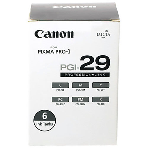 Canon PGI-29 Six-Color Ink Cartridge Set