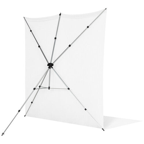 Westcott X-Drop Pro Water-Resistant Backdrop Sweep Kit (High-Key White, 8 x 13')
