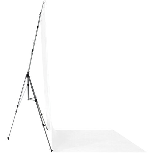 Westcott X-Drop Pro Water-Resistant Backdrop Sweep Kit (High-Key White, 8 x 13')