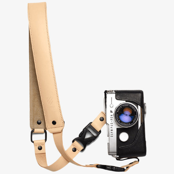 Buy Langly Leather Camera Strap - Tan