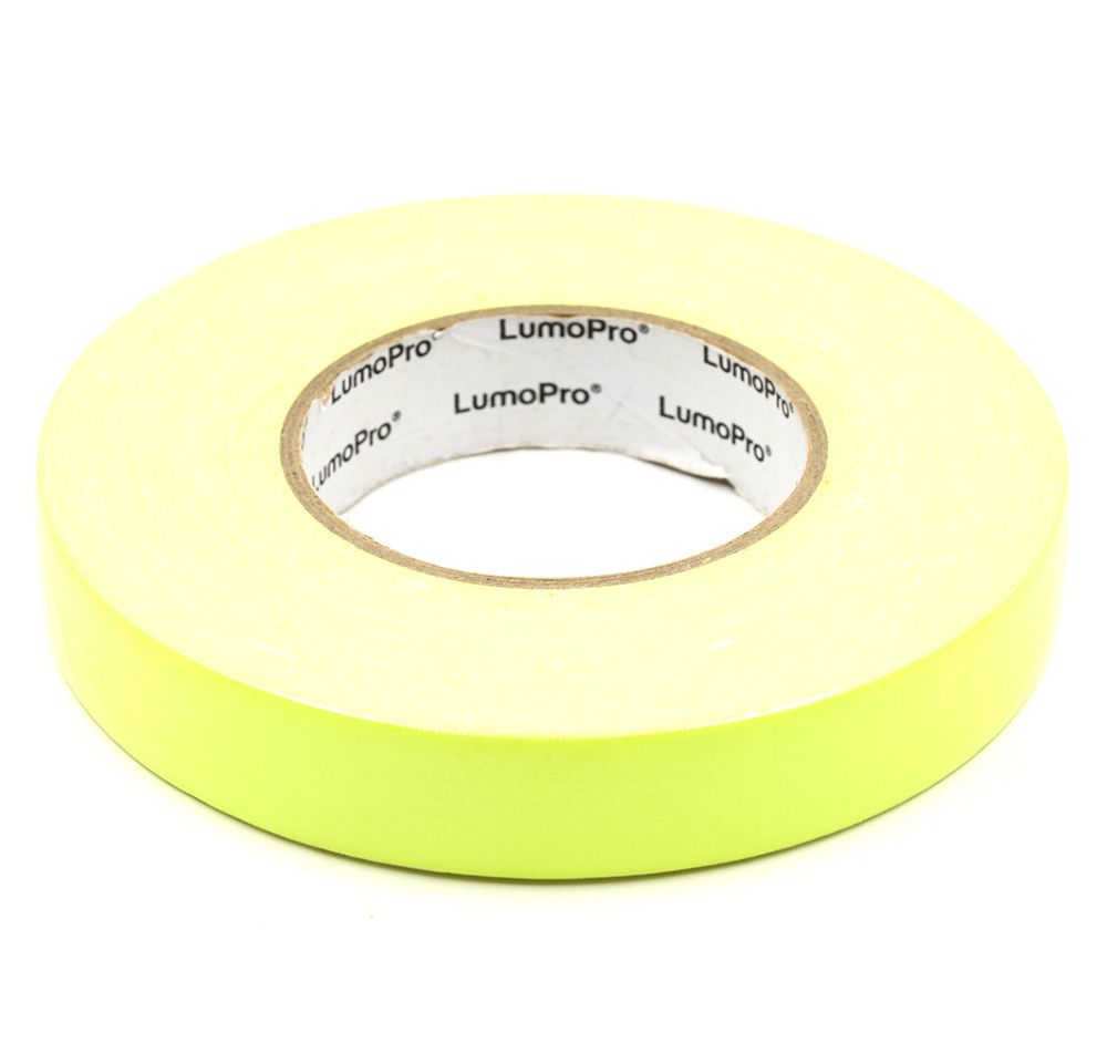 LumoPro Fluorescent Yellow 1" X 55 Yard Gaffer Tape