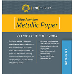 Buy Promaster Ultra Premium Metallic Paper -13''X19'' -20 Sheets