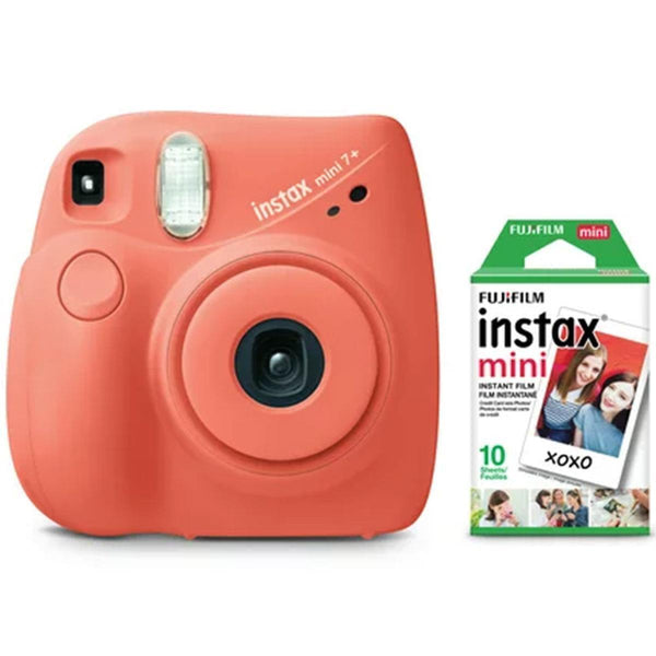 Buy FUJIFILM Instax Mini 7+ Instant Film Camera (Coral)
