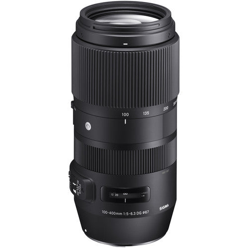 Buy Sigma 100-400mm F5-6.3 Contemporary DG OS HSM Lens Nikon mount front
