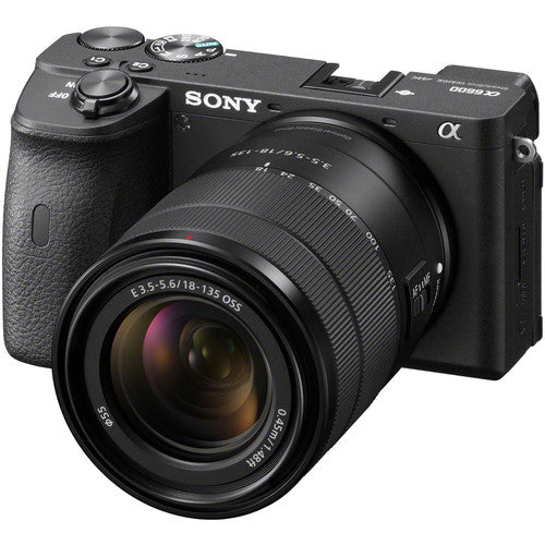 Buy Sony Alpha a6600 APS-C Mirrorless Digital Camera with 18-135mm Lens front