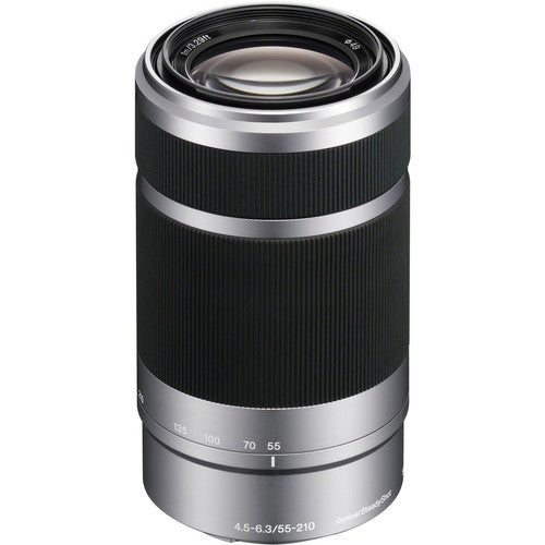 Sony 55-210mm f/4.5-6.3 E-Mount Telephoto Zoom Lens - SILVER