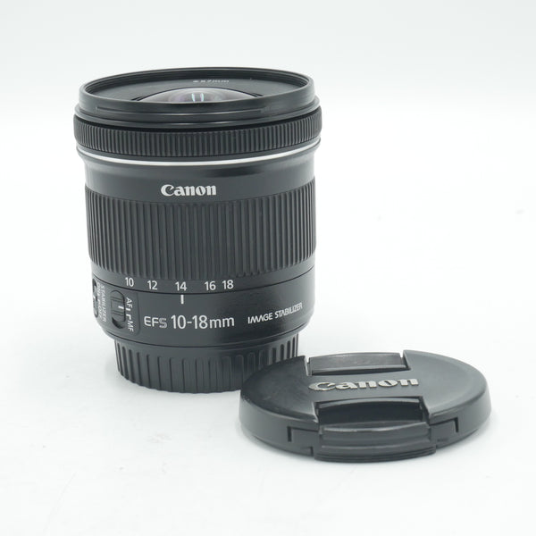 Canon EF-S 10-18mm f/4.5-5.6 IS STM Lens *USED*