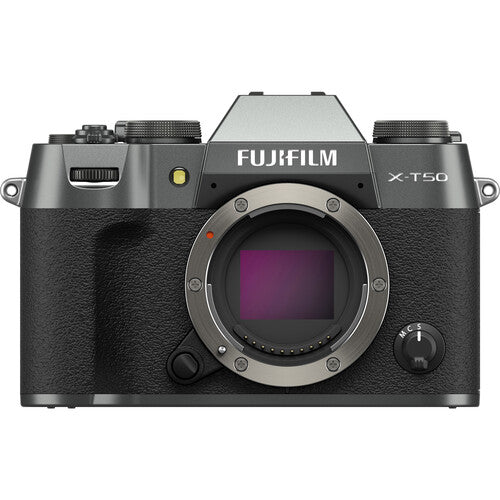 FUJIFILM X-T50 Mirrorless Camera (Charcoal Silver) *OPEN BOX*