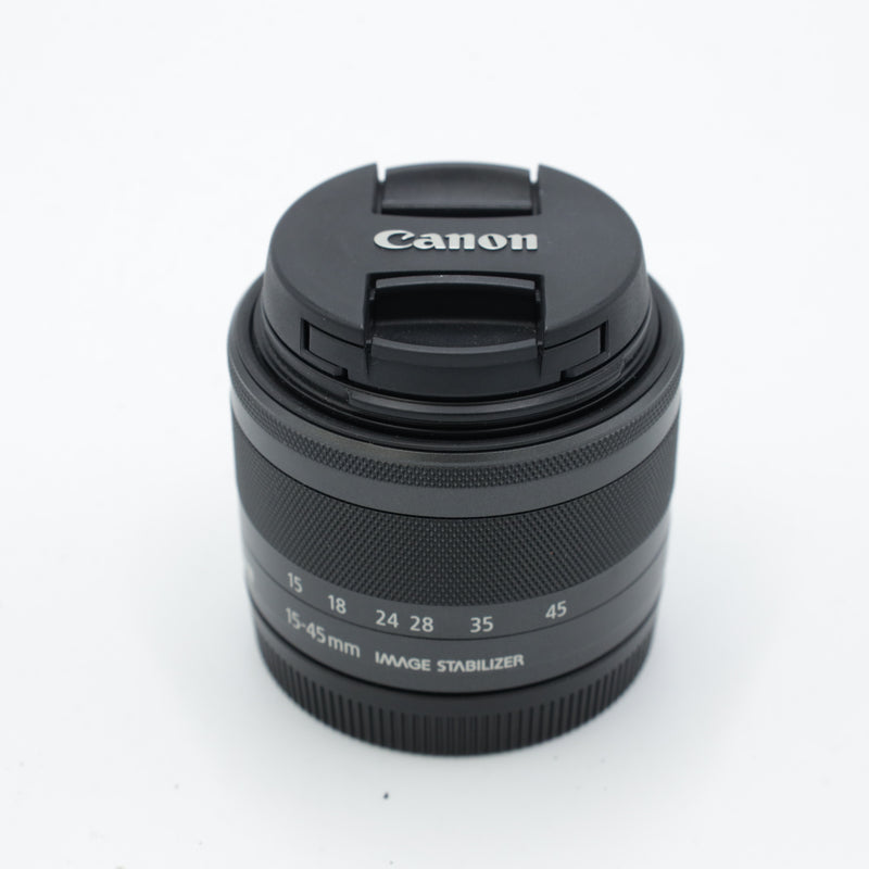 Canon EF-M 15-45mm f/3.5-6.3 IS STM Lens (Graphite) *USED*