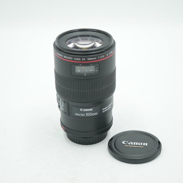 Canon EF 100mm f/2.8L Macro IS USM Lens *USED*