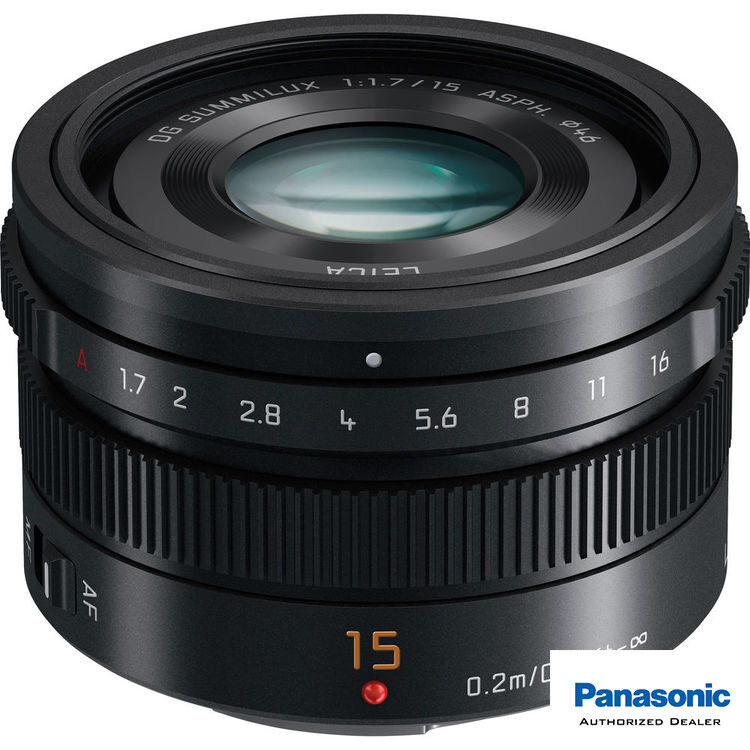 Panasonic Leica DG Summilux 15mm f/1.7 ASPH. Lens