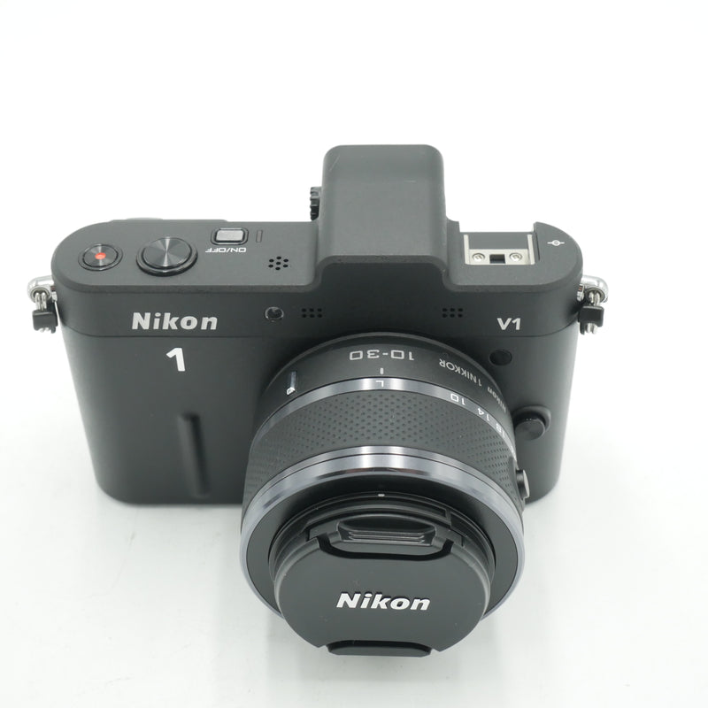 Nikon 1 V1 Mirrorless Digital Camera with 10-30mm Lens (Black) *USED*