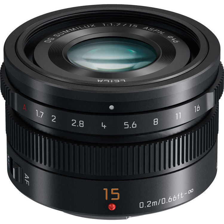 Panasonic Leica DG Summilux 15mm f/1.7 ASPH. Lens