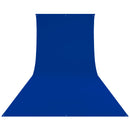 Westcott Wrinkle-Resistant Backdrop - Royal Blue / Chroma-Key Blue (9' x 20')
