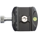 Pro Media Gear Arca-Swiss Type QR Clamp with 1/4" Hardened Thread Insert with Bubble Level (60mm wide)