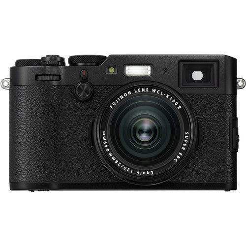 FUJIFILM X100VI Black Camera With Wide Conversion Lens