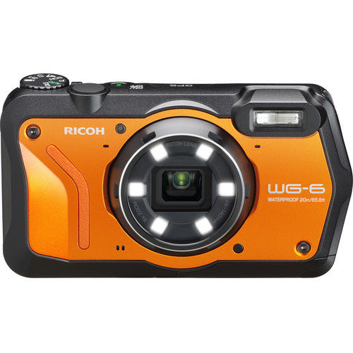 Ricoh WG-6 Digital Camera (Orange)