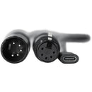 Nanlite USB Type-C to DMX Cable for PavoBulb and PixelTube (10")