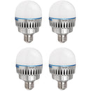 Nanlite PavoBulb 10C Bi-Color RGBWW LED Bulb (4-Light Kit)
