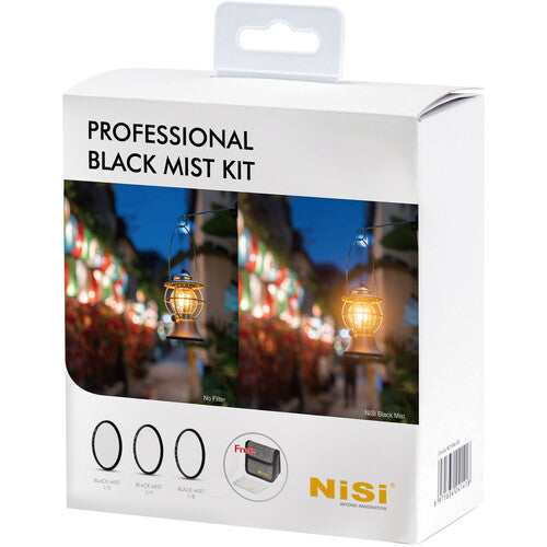 NiSi 67mm Professional Black Mist 1/2, 1/4, and 1/8 Filter Kit with Case