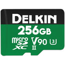 Delkin Devices 256GB POWER UHS-II microSDXC Memory Card with SD Adapter