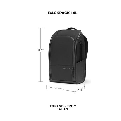 14l laptop backpack Nomatic Backpack (Black, 14L)