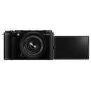 FUJIFILM X-M5 Mirrorless Camera with 15-45mm f/3.5-5.6 Lens (Black)