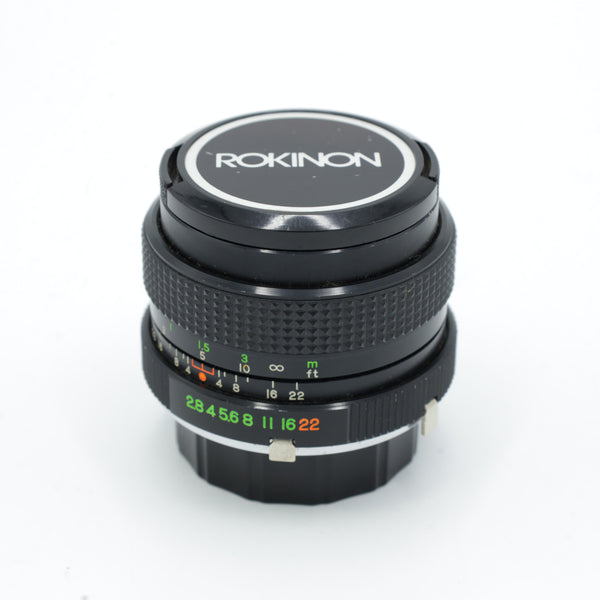 Rokinon 28mm F/2.8 Manual Focus Lens For Minolta MD Mount *USED*