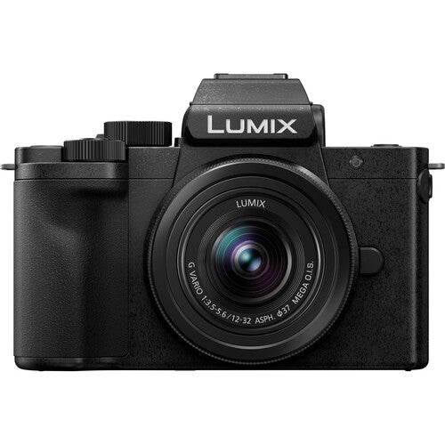 Panasonic Lumix G100D Mirrorless Camera with 12-32mm Lens and Tripod Grip