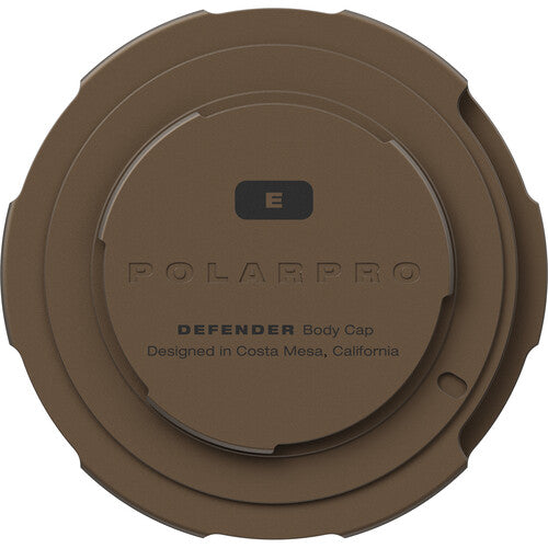 PolarPro Defender Body Cap for Sony E Mount (Desert)